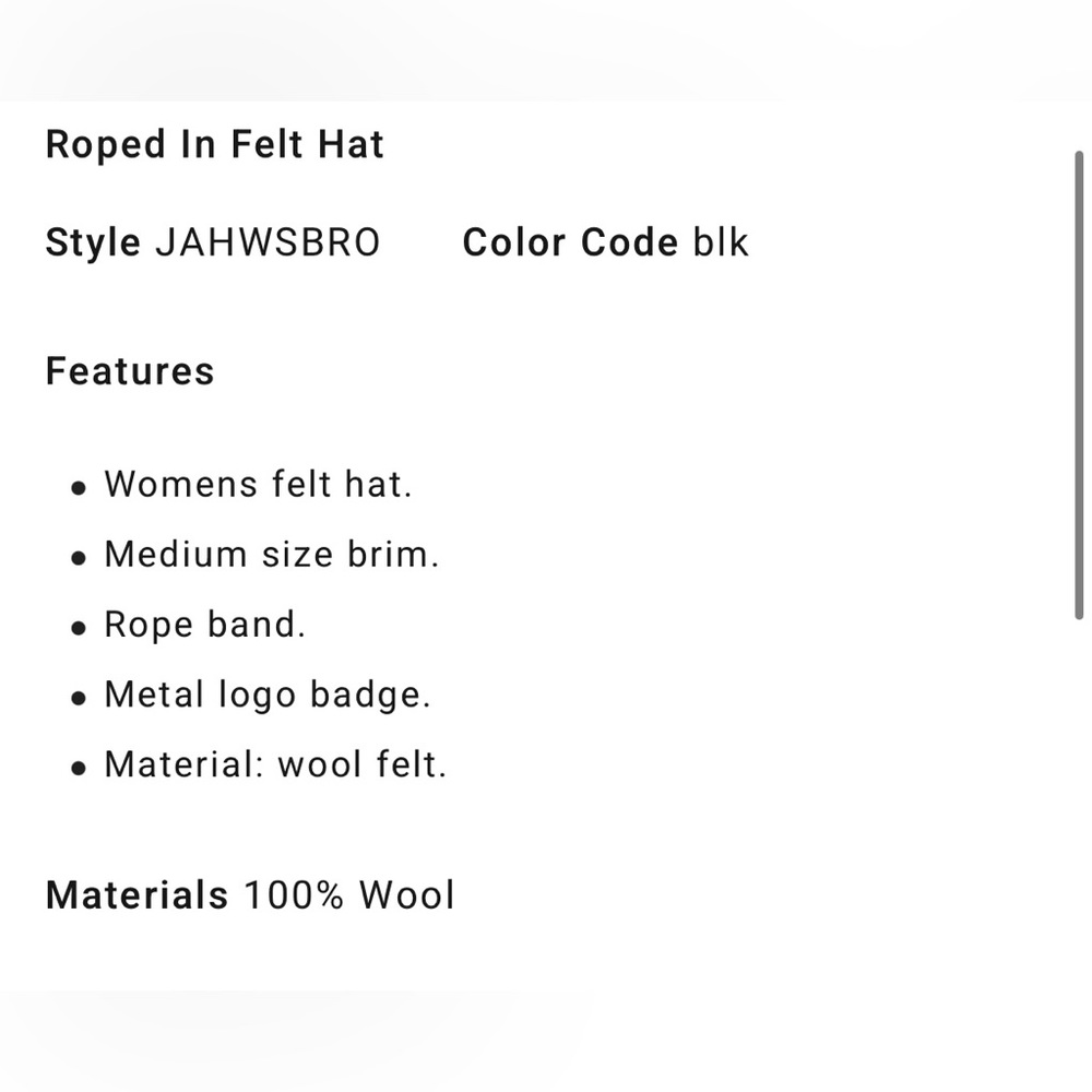 Billabong Roped In Felt Hat - Picture 7 of 7
